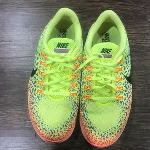 Neon Nike Free Run